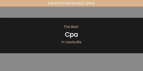 Lewisville's Best CPA